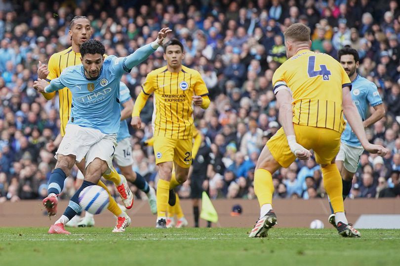 Hasil Manchester City vs Brighton: Skor 2-2