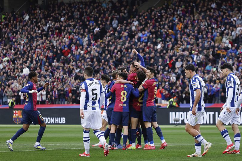 Hasil Barcelona vs Real Sociedad: Skor 4-0