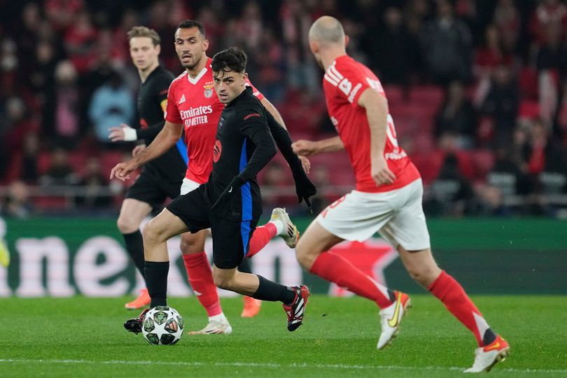 Man of the Match Benfica vs Barcelona: Pedri
