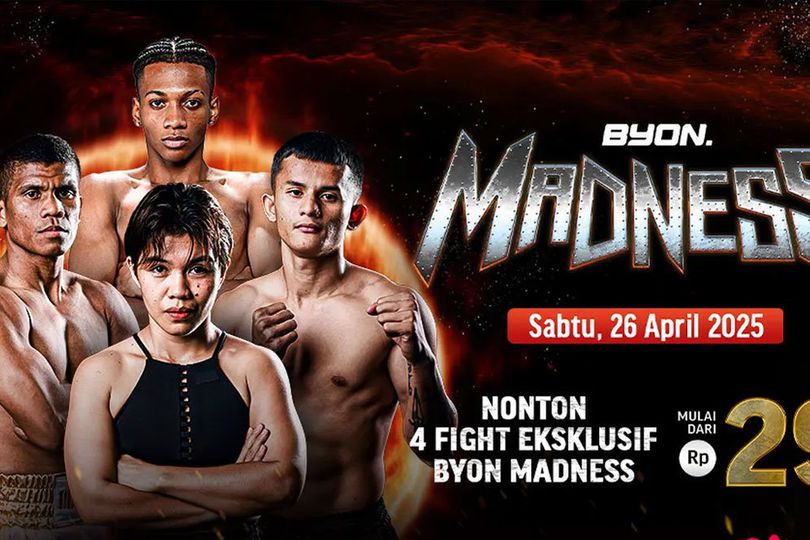 Tonton Perjuangan 2 Atlet Indonesia Meraih Sabuk Juara di Byon Madness, Live di Vidio