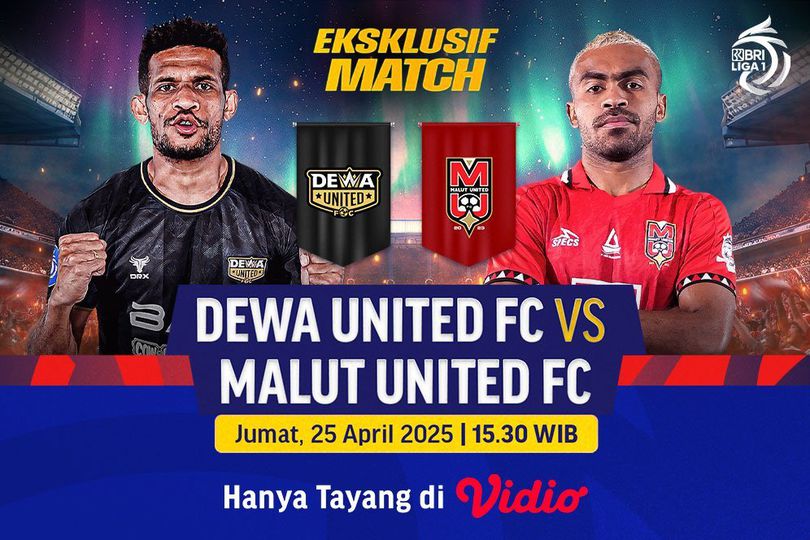Nonton Siaran Langsung Eksklusif Match BRI Liga 1: Dewa United vs Malut United di Vidio