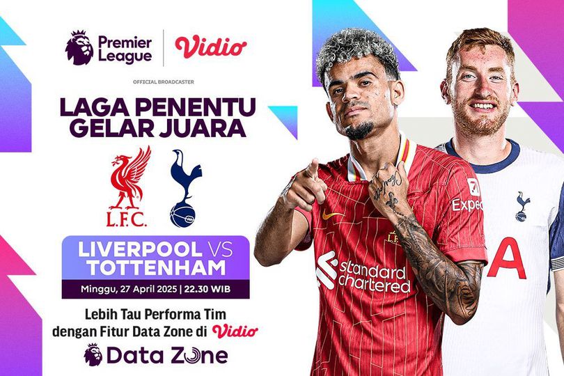 Saksikan Siaran Langsung Big Match Liga Inggris: Liverpool vs Tottenham pada di Vidio Saksikan Siaran Langsung Big Match Liga Inggris: Liverpool vs Tottenham pada di Vidio