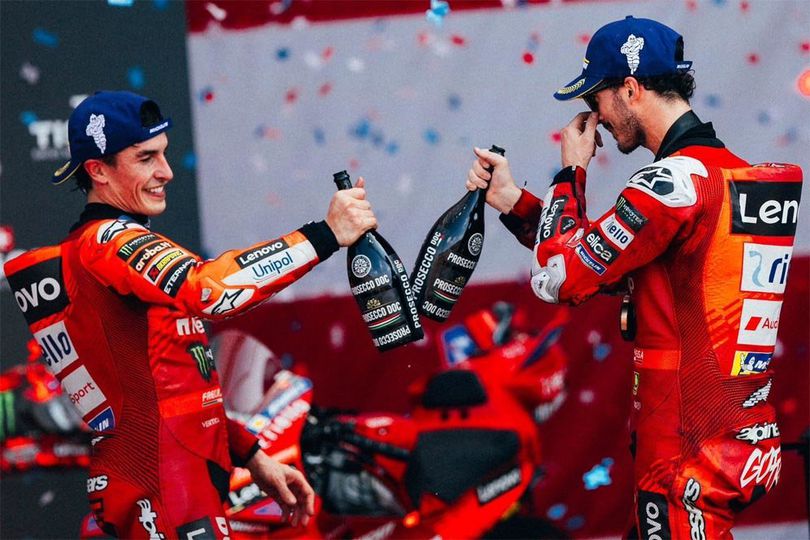 Marc Marquez Soal Rivalitas dengan Pecco Bagnaia: Sudah Dewasa, Kami Nggak Perlu Perang Marc Marquez Soal Rivalitas dengan Pecco Bagnaia: Sudah Dewasa, Kami Nggak Perlu Perang