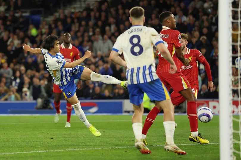 Hasil Brighton vs Liverpool: Skor 3-2 Hasil Brighton vs Liverpool: Skor 3-2
