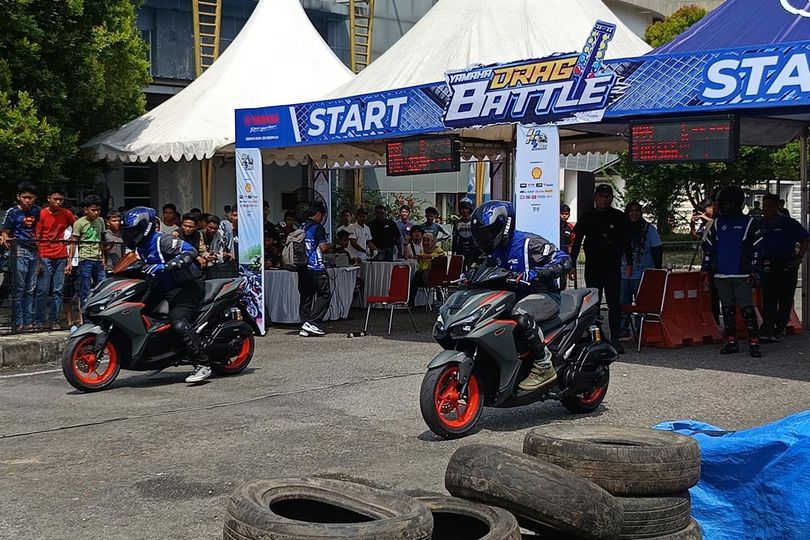 Yamalube Turbo Matic Drag Battle 2025 Jadi Cara Jitu Gaet Gen Z Rasakan Pengalaman Balap Pakai Aerox Alpha Yamalube Turbo Matic Drag Battle 2025 Jadi Cara Jitu Gaet Gen Z Rasakan Pengalaman Balap Pakai Aerox Alpha