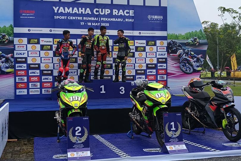 Hasil Yamaha Cup Race Riau 2025: Abing Kokastu Menangi Bebek 150cc 4T Tune Up Mix Novice Hasil Yamaha Cup Race Riau 2025: Abing Kokastu Menangi Bebek 150cc 4T Tune Up Mix Novice