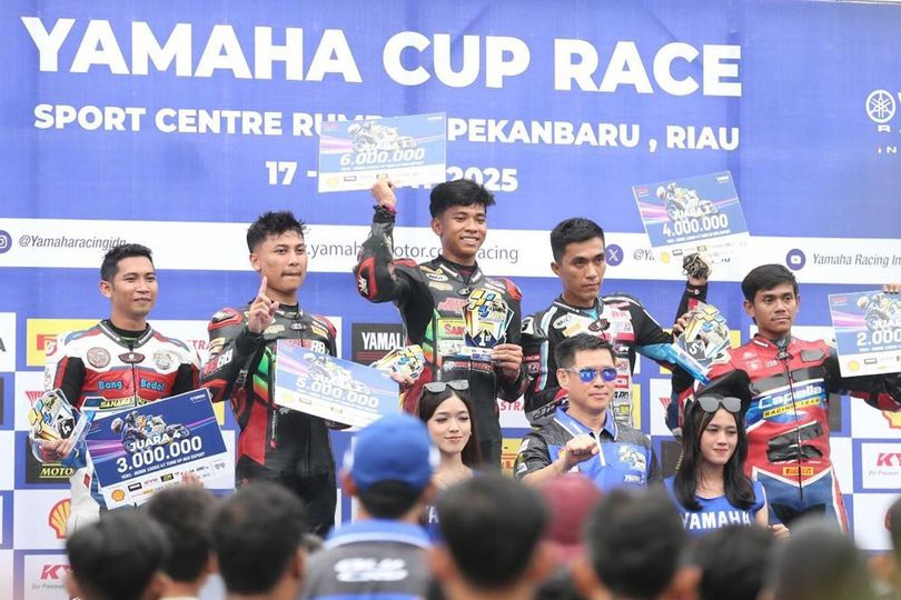 4 Ribu Warga Riau Saksikan Keseruan Balapan Legendaris Yamaha Cup Race 2025, Pembalap Tuan Rumah Berjaya