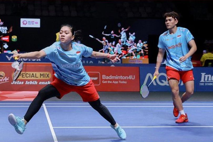 Hasil Indonesia Open 2025: Sikat Wakil Singapura, Adnan/Indah Melaju ke Perempat Final