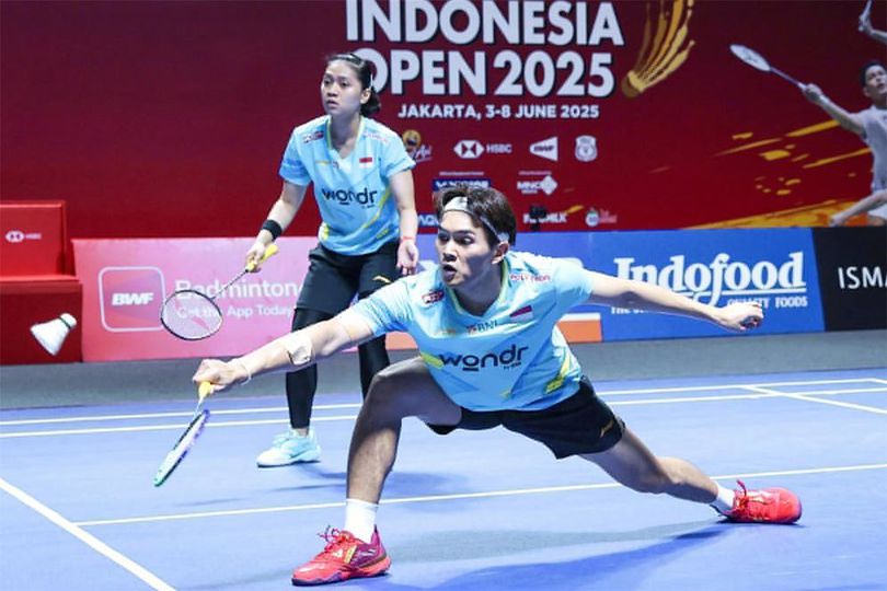 Hasil Indonesia Open 2025: Adnan/Indah Singkirkan Unggulan Pertama, Dejan/Fadia Tersingkir