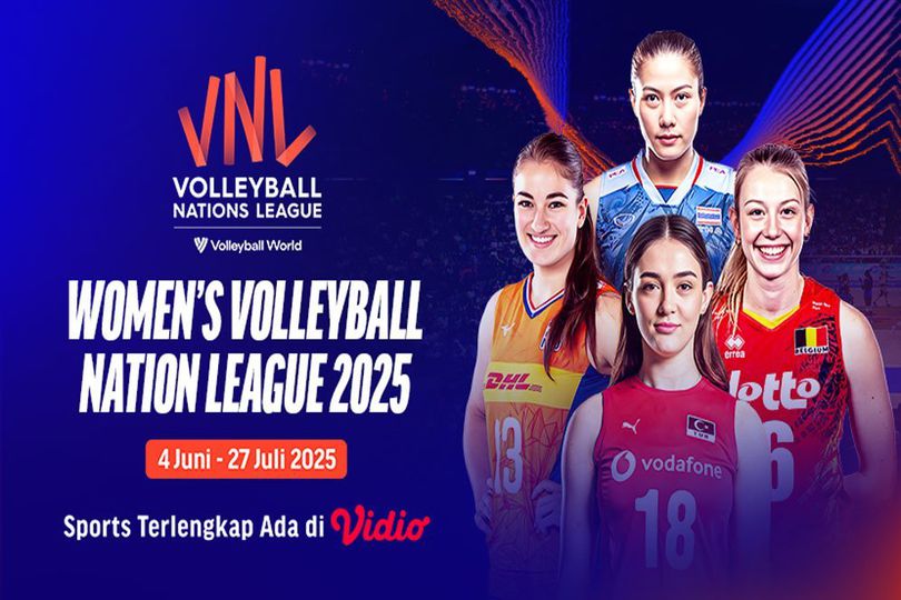 Jadwal Lengkap dan Streaming Women's VNL 2025 di Vidio Jadwal Lengkap dan Streaming Women's VNL 2025 di Vidio