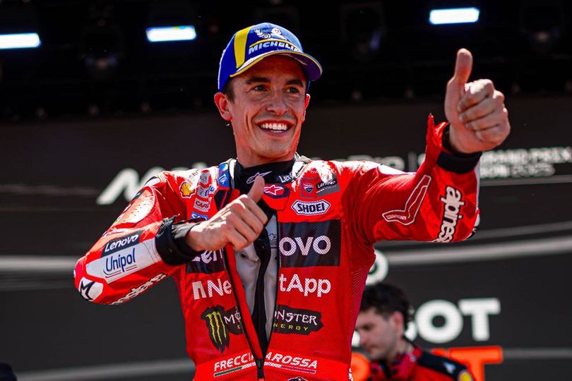 Demi Ducatisti, Marc Marquez Buru Kemenangan Ke-93 di MotoGP Italia 2025 Demi Ducatisti, Marc Marquez Buru Kemenangan Ke-93 di MotoGP Italia 2025