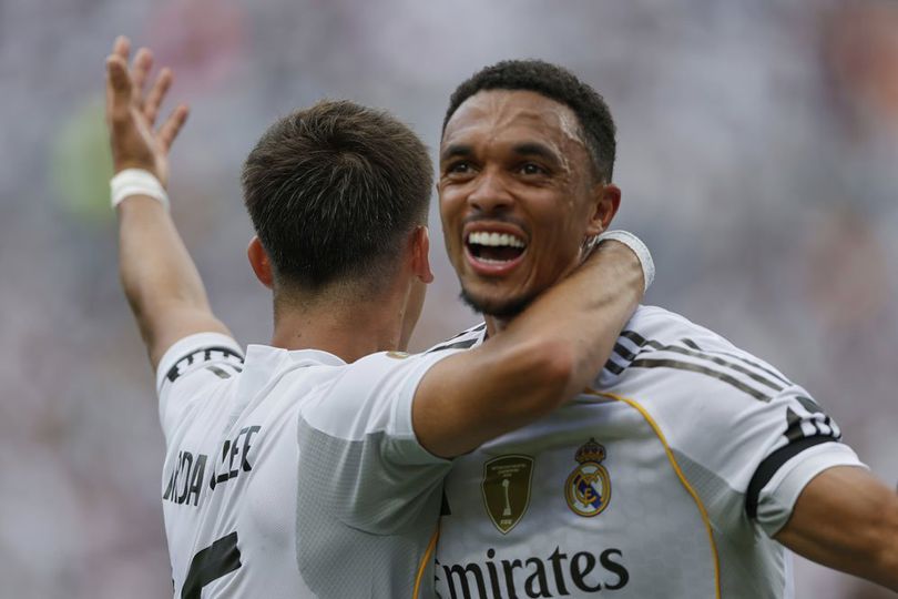 Trent Dapat Pujian Dari Alonso Usai Bermain di Laga Real Madrid vs Pachuca Trent Dapat Pujian Dari Alonso Usai Bermain di Laga Real Madrid vs Pachuca
