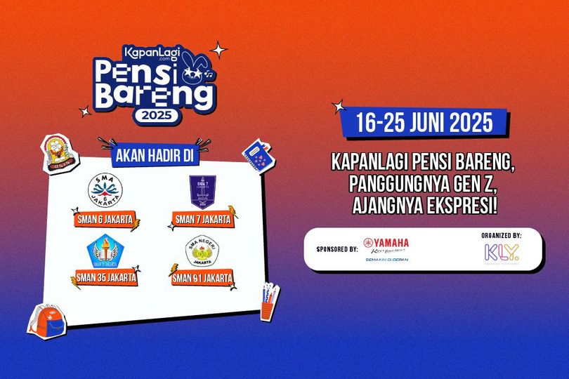 Ini 4 SMA yang Terpilih untuk Fase Pertama KapanLagi Pensi Bareng 2025, Ada Sekolah Kamu? Ini 4 SMA yang Terpilih untuk Fase Pertama KapanLagi Pensi Bareng 2025, Ada Sekolah Kamu?