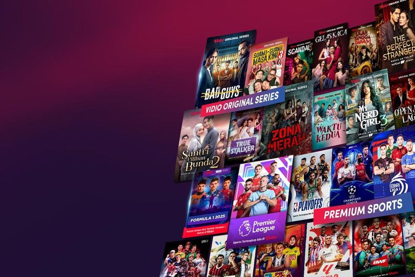 Jadi Nomor Satu di Indonesia, Vidio Kuasai Pasar Streaming di Q1 2025
