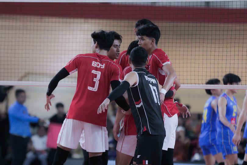 SEA V League 2025: Timnas Voli Putra Indonesia Tumbangkan Filipina Lewat Pertarungan Ketat