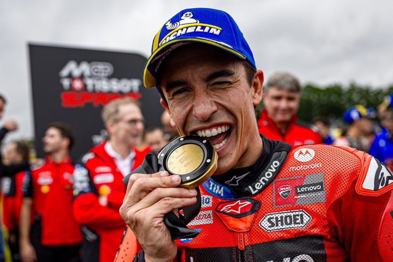 Menangi Sprint Race MotoGP Ceko 2025, Marc Marquez Patahkan Rekor Kemenangan Pecco Bagnaia Menangi Sprint Race MotoGP Ceko 2025, Marc Marquez Patahkan Rekor Kemenangan Pecco Bagnaia