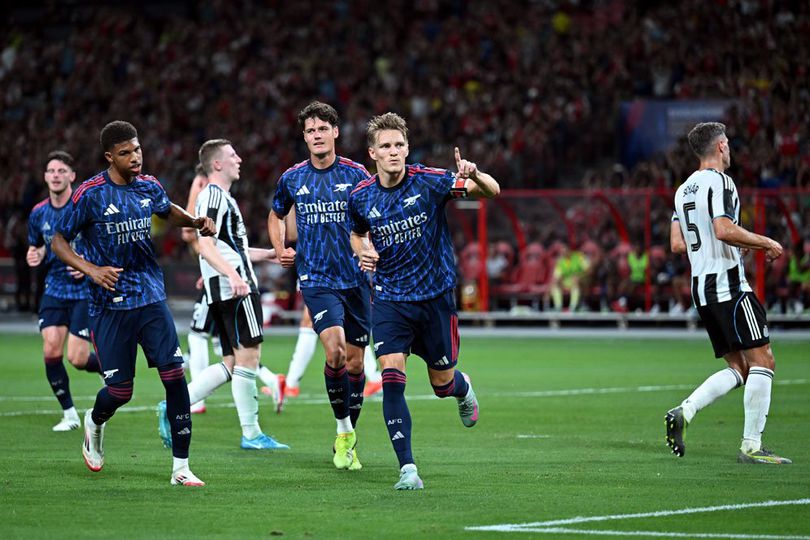 Hasil Arsenal vs Newcastle: Skor 3-2