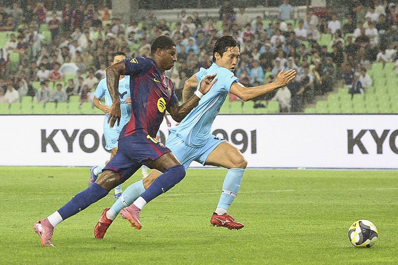 Gol Rashford, Kontribusi La Masia, Adaptasi Gerard Martin di Posisi Bek Tengah dalam laga Daegu vs Barcelona Gol Rashford, Kontribusi La Masia, Adaptasi Gerard Martin di Posisi Bek Tengah dalam laga Daegu vs Barcelona