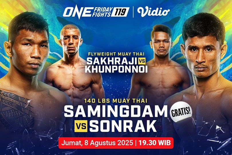 Tayangan Siaran Langsung ONE Friday Fights 119 di Vidio 