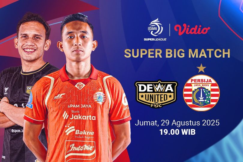 Eksklusif Live Streaming BRI Super League 2025/2026: Dewa United vs Persija Jakarta Eksklusif di Vidio Eksklusif Live Streaming BRI Super League 2025/2026: Dewa United vs Persija Jakarta Eksklusif di Vidio