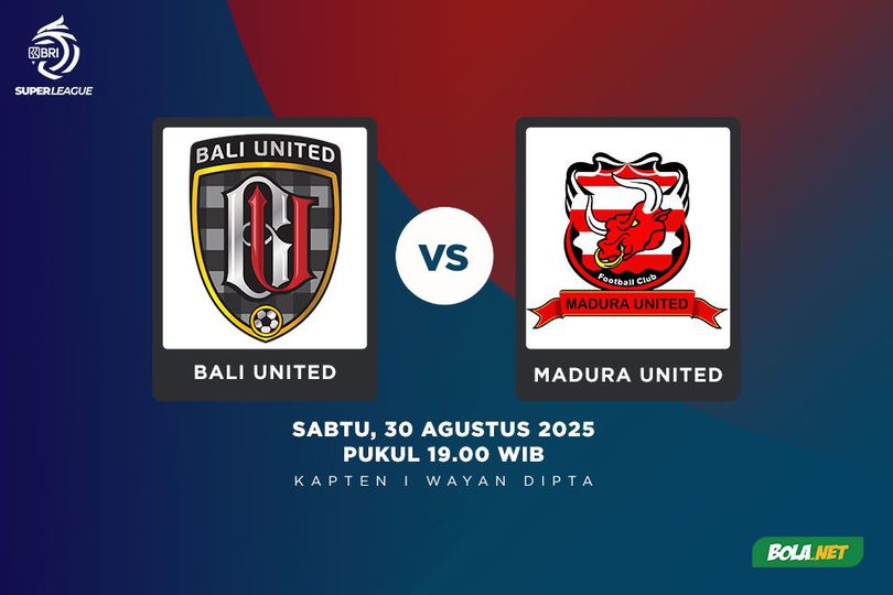 Prediksi Bali United vs Madura United di BRI Super League 30 Agustus 2025