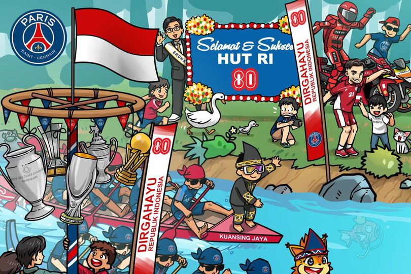 Klub-klub Eropa Ikut Rayakan HUT RI ke-80, Ucapan Selamat Mengalir untuk Indonesia: Dirgahayu, Semakin Mendunia