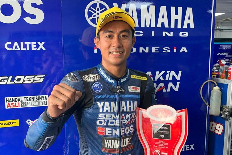 Perjuangan M Faerozi Raih Podium Perdana di Kelas SS600, Ngotot '120 Persen' di Race 1 ARRC Mandalika 2025