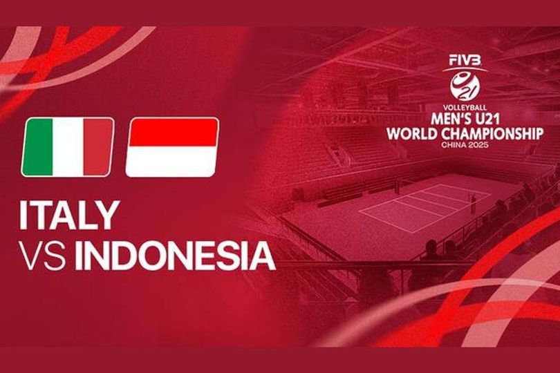 Nonton Live Streaming Italia vs Indonesia di FIVB Putra U21 2025 di Vidio, 21 Agustus 2025