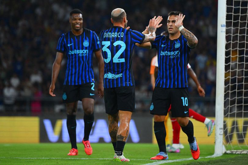 Hasil Inter Milan vs Olympiakos: Dimarco dan Thuram Antar Nerazzurri Menang 2-0