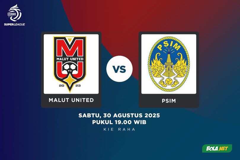 Prediksi Malut United vs PSIM Yogyakarta di BRI Super League 30 Agustus 2025