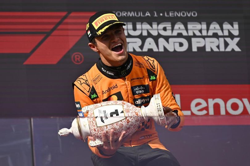 Nekat Pakai Strategi 1 Pit Stop, Lando Norris Sabet Kemenangan Ke-200 McLaren di Formula 1 Hungaria