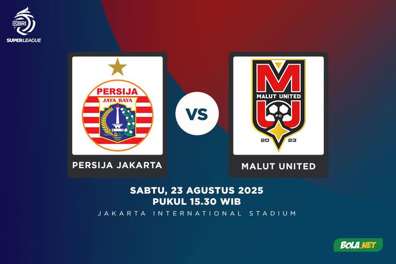 Prediksi BRI Super League: Persija Jakarta vs Malut United 23 Agustus 2025