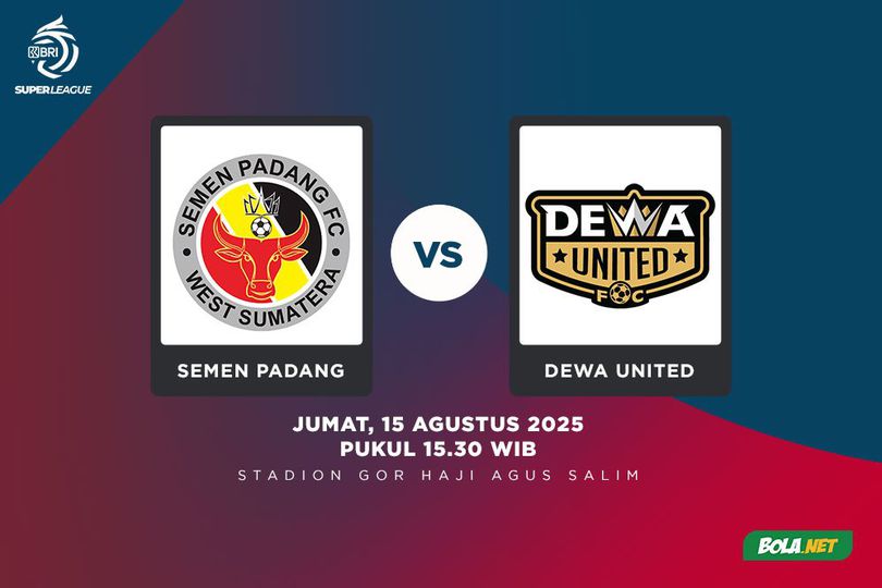 Head to Head Semen Padang vs Dewa United: Dihantui Kekalahan Agregat 1-14, Kabau Sirah Bisa Apa di Pekan 2 BRI Super League?