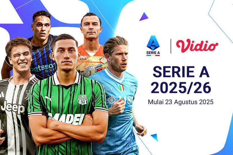 Serie A 2025/2026 Kembali Bergulir: Saksikan Live Streaming Hanya di Vidio