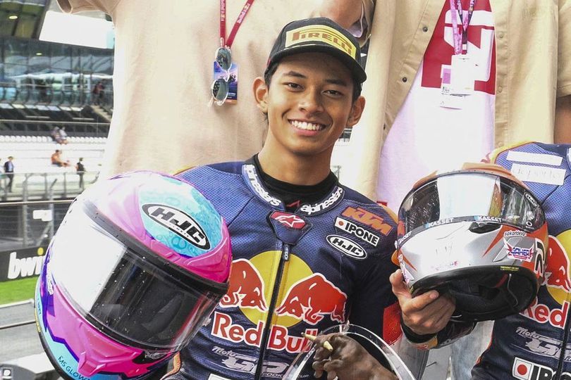 Podium Veda Ega Pratama di Red Bull Rookies Cup Austria 2025 Jadi Hadiah Ulang Tahun Indonesia