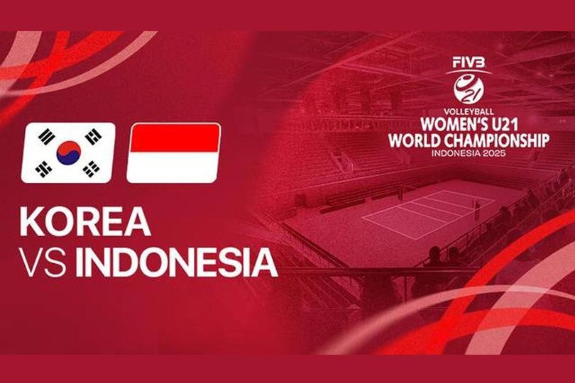 Nonton Live Streaming Korea Selatan vs Indonesia di FIVB Putri U21 2025 di Vidio, 16 Agustus 2025