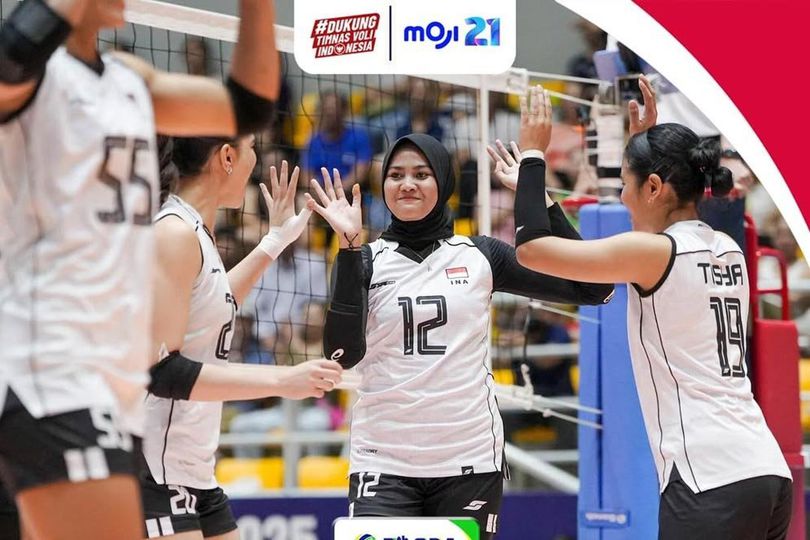 Hat-trick Kalah, Timnas Voli Putri Indonesia Tutup Leg Pertama SEA V League 2025 Sebagai Juru Kunci