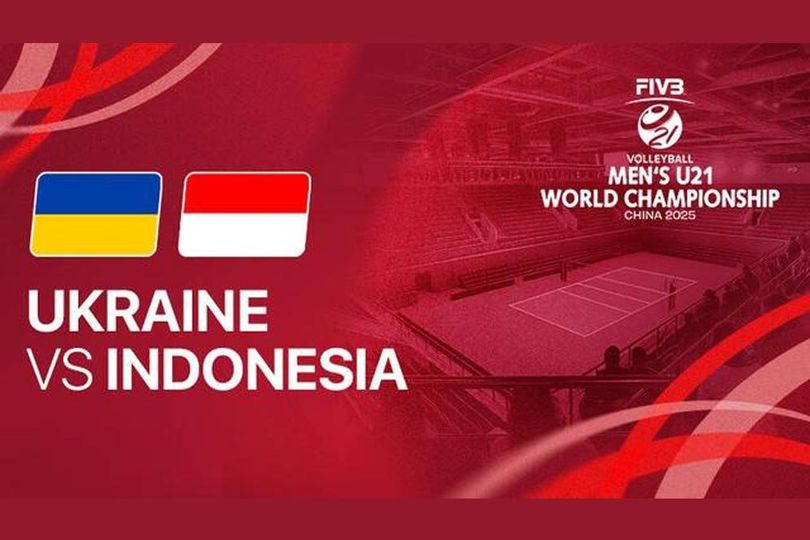 Nonton Live Streaming Ukraina vs Indonesia di FIVB Putra U21 2025 di Vidio, 23 Agustus 2025