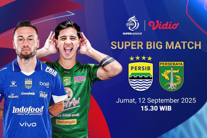 Link Live Streaming BRI Super League Persib Bandung vs Persebaya Surabaya, Eksklusif di Vidio