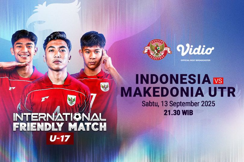 Saksikan Live Streaming Timnas Indonesia U-17 vs Makedonia Utara U-17, Tayang di Vidio