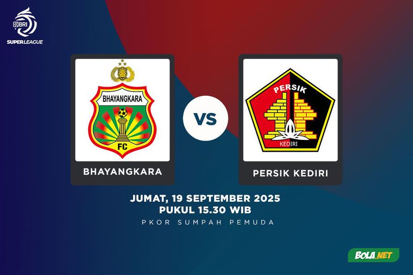 Hasil Bhayangkara FC vs Persik Kediri: Eks Bomber Timnas Indonesia Cetak Gol, The Guardian Raih Poin Penuh
