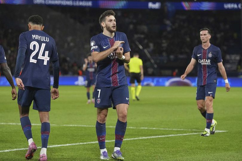 Rapor Pemain PSG Saat Hancurkan Atalanta 4-0: Kvaratskhelia Magis, Marquinhos Kokoh!