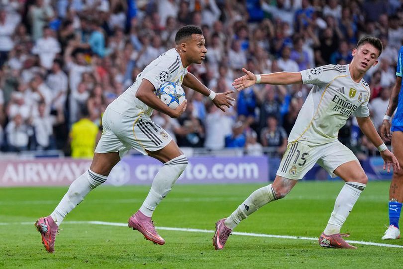 Hasil Real Madrid vs Marseille: 2 Penalti Kylian Mbappe Bawa 10 Pemain Los Blancos Raih Poin Penuh