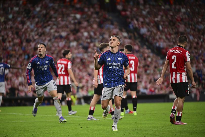 Man of the Match Athletic Bilbao vs Arsenal: Leandro Trossard