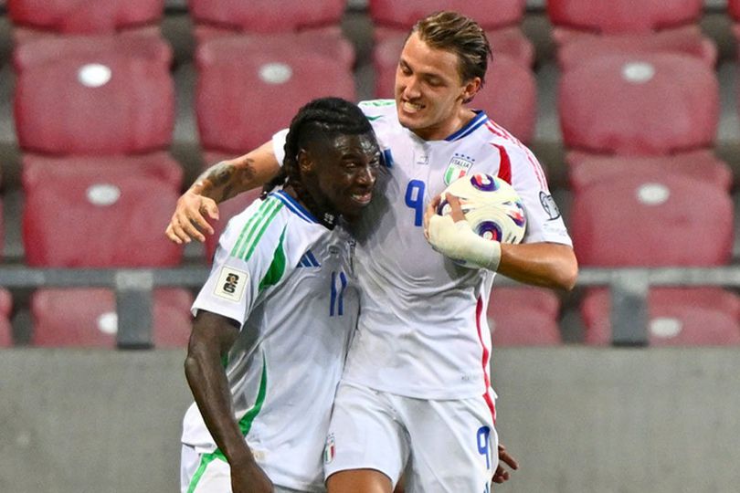 Moise Kean Buka-bukaan Usai Laga Gila Italia vs Israel: Begini Rasanya Main Bareng Retegui! Moise Kean Buka-bukaan Usai Laga Gila Italia vs Israel: Begini Rasanya Main Bareng Retegui!