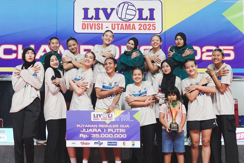 Petrokimia Gresik Pupuk Indonesia Sukses Juarai Pool DD Livoli Divisi Utama 2025 Putri