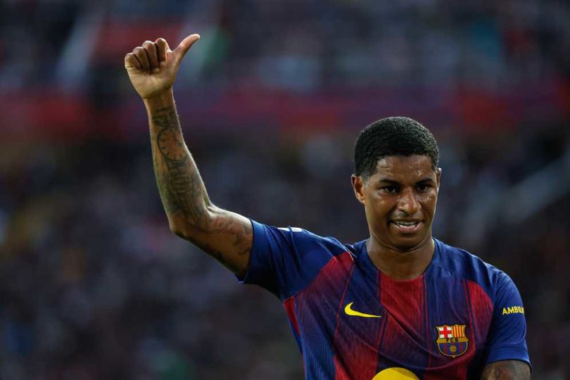 Marcus Rashford Tunjukkan Efektivitas di Barcelona, Kontras dengan Trio Baru MU