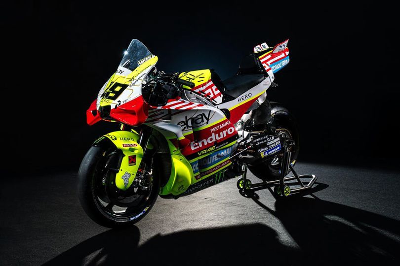 Diluncurkan Valentino Rossi, Ini Potret Livery Spesial Pertamina Enduro VR46 untuk MotoGP Mandalika 2025