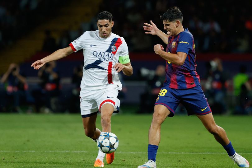 Man of the Match Barcelona vs PSG: Achraf Hakimi