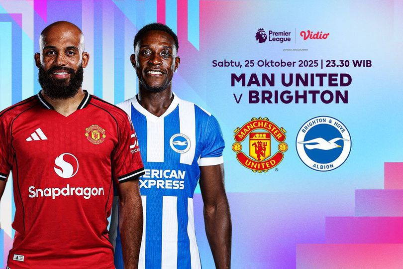 Saksikan dan Nonton Liga Inggris 2025/26: Manchester United vs Brighton Eksklusif di Vidio Saksikan dan Nonton Liga Inggris 2025/26: Manchester United vs Brighton Eksklusif di Vidio